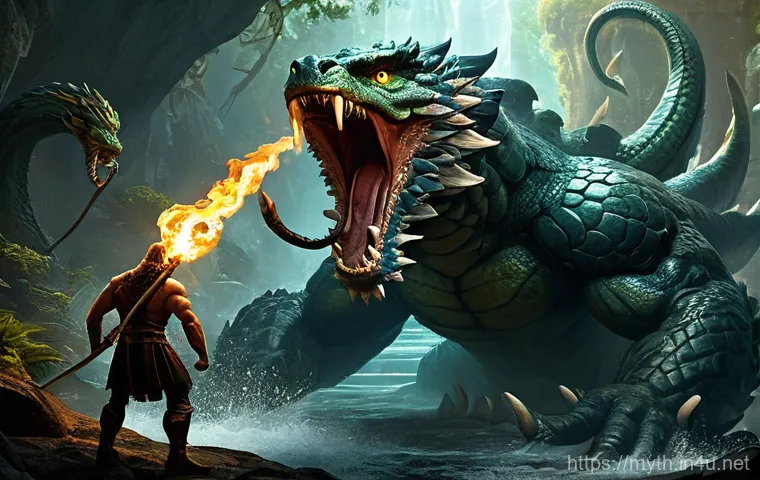 헤라클레스의 12과업 - **Prompt for Nemean Lion:**
    A powerful and muscular Hercules, in his prime, stands heroically in...