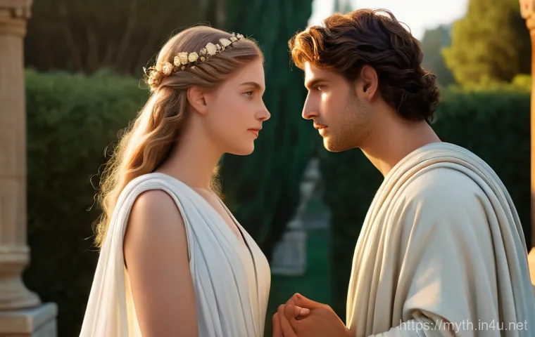 에오스와 새벽의 여신 - A beautiful and serene Eos, the Greek goddess of dawn, in a flowing rose-colored gown, standing grac... 에오스와 새벽의 여신 - A beautiful and serene Eos, the Greek goddess of dawn, in a flowing rose-colored gown, standing grac...